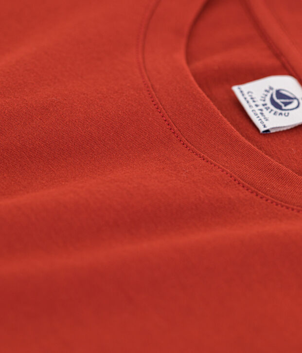 T-shirt LE DROIT girocollo in cotone Donna rosso
