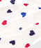 Set 3 pezzi in cotone neonato bianco MARSHMALLOW/bianco MULTICO