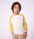 T-shirt a maniche lunghe in cotone color block bambino