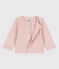Cardigan in tessuto felpato per bebè rosa SALINE