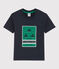 T-shirt maniche corte in jersey bambino blu SMOKING