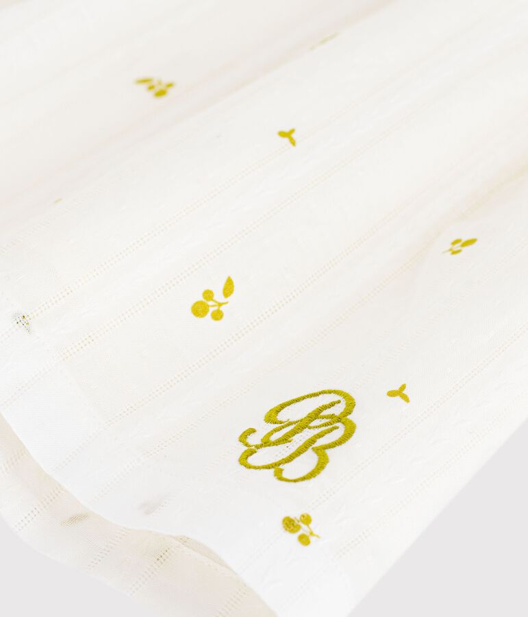 Abito senza maniche in cotone con stampa a fiori neonata verde/verde