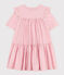 Abito manica corta in cotone bambina SALINE/ SHOCKING