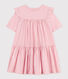 Abito manica corta in cotone bambina