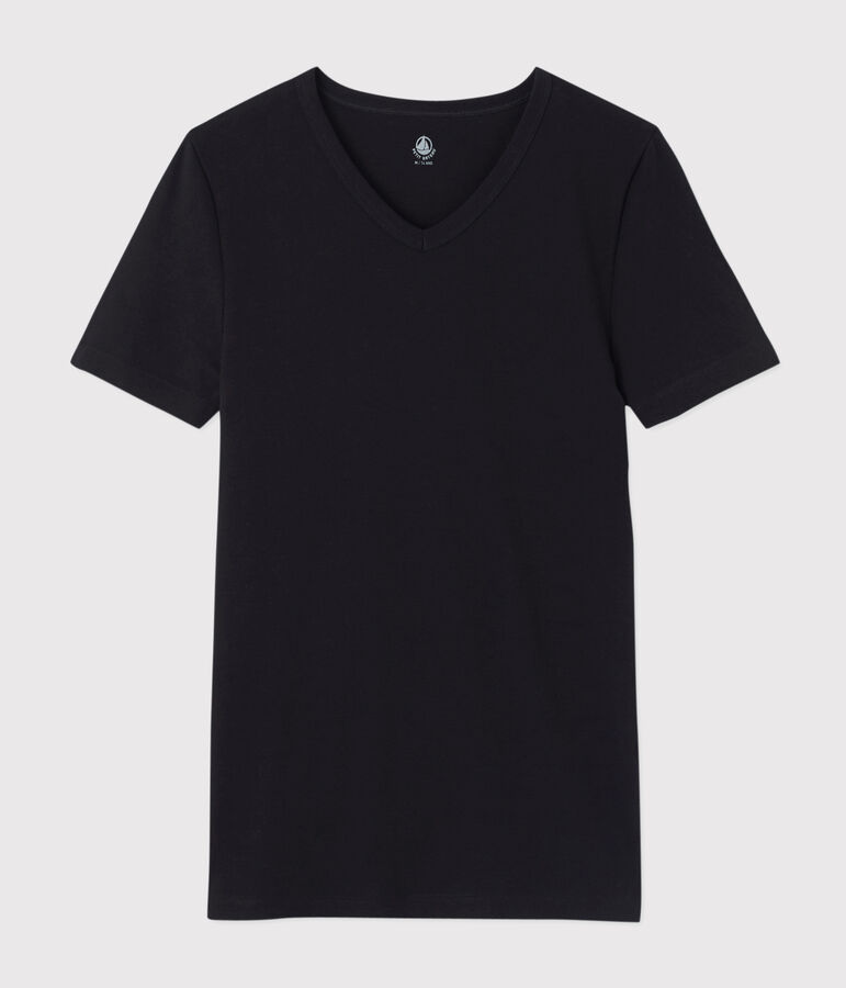 T-shirt maniche corte scollo a V Uomo nero NOIR