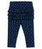 Legging bambina fantasia blu HADDOCK/bianco MULTICO