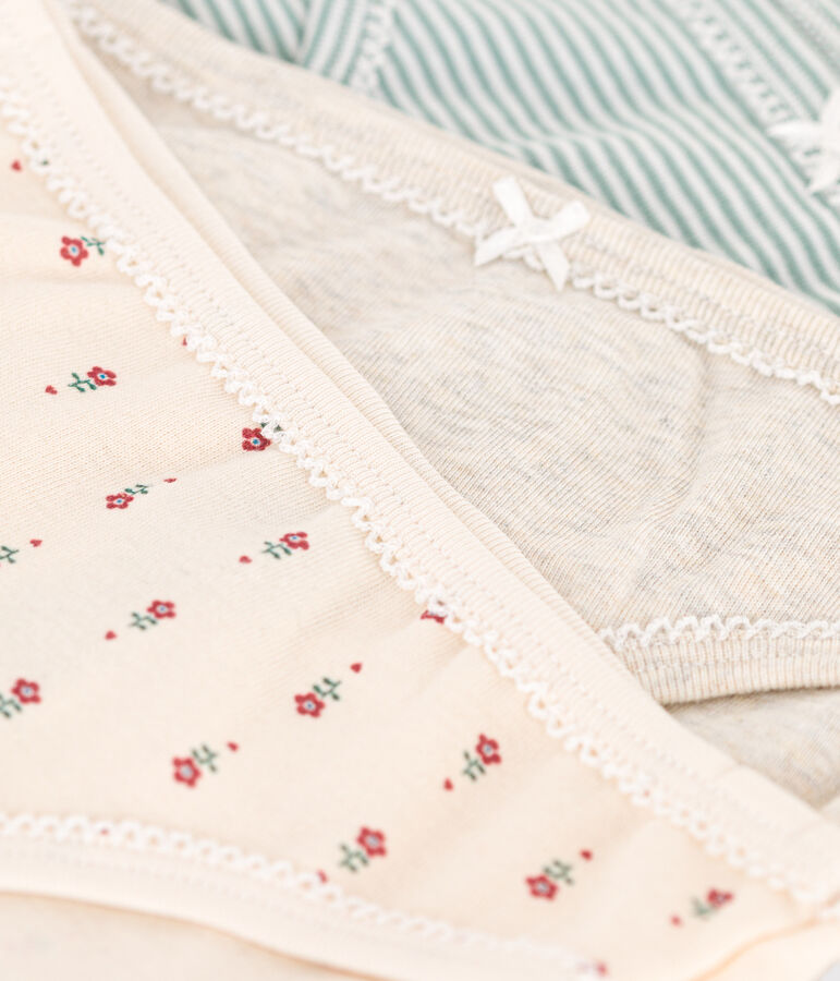 Confezione da 3 slip bambino in cotone multicolore