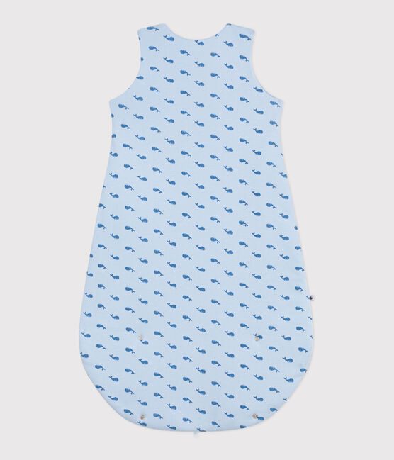 Sacco nanna in cotone con balena stampata neonato TOG 2 blu TOUDOU/ ALASKA