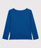 T-shirt marinière in cotone Donna blu SMOKING/ RUISSEAU