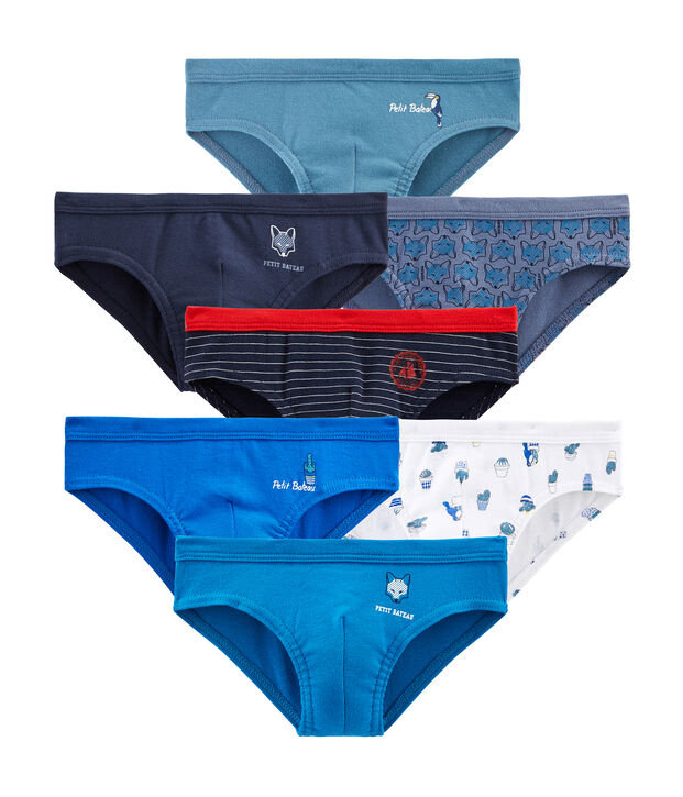 Pochette a sorpresa contenente 7 slip per bambino multicolore