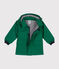 Impermebile iconico neonato verde JARDIN