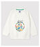 Felpa in cotone bebè. bianco MARSHMALLOW