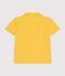 Polo a maniche corte in cotone bambino giallo NECTAR