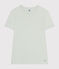 T-shirt l'Iconique in coton tinta unita donna blu POOL