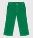 Pantaloni in velluto a costine bambina