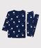 Pigiama allattamento Tajinebanane x Petit Bateau blu MEDIEVAL/bianco MULTICO