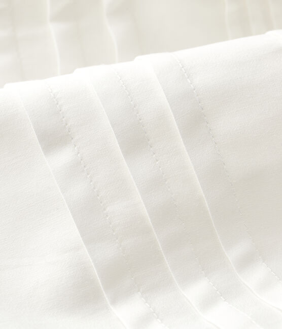 Abito da cerimonia in raso bebè femmina. bianco MARSHMALLOW
