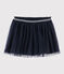 Gonna in tulle bambina blu SMOKING