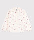 Blusa a maniche lunghe in cotone a cuori bambina