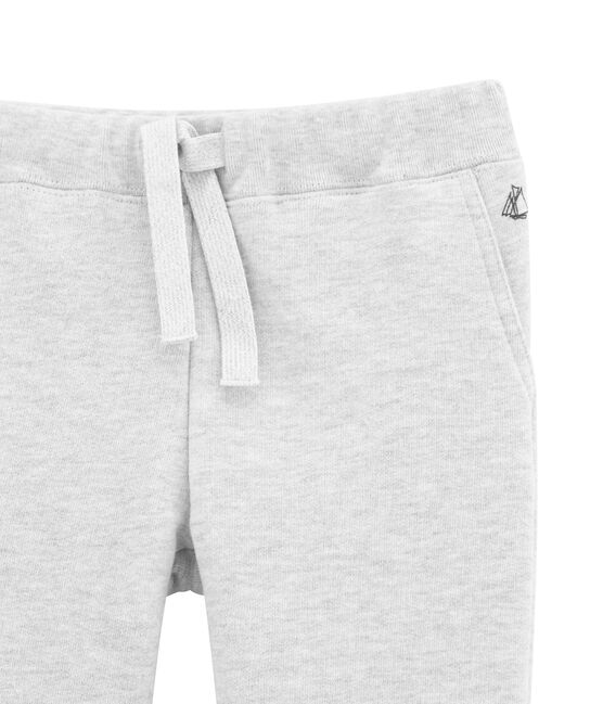 Pantalone in molleton grattato per bambino grigio BELUGA CHINE