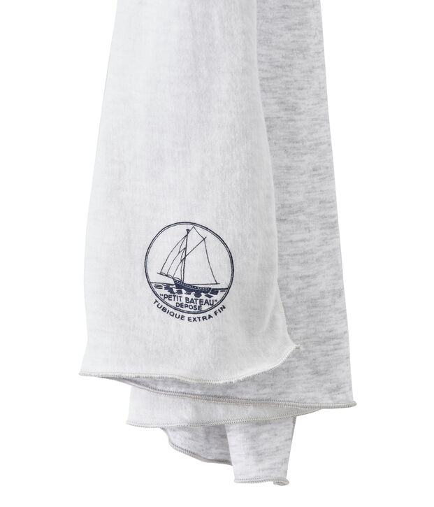 Sciarpa per donna grigio/bianco