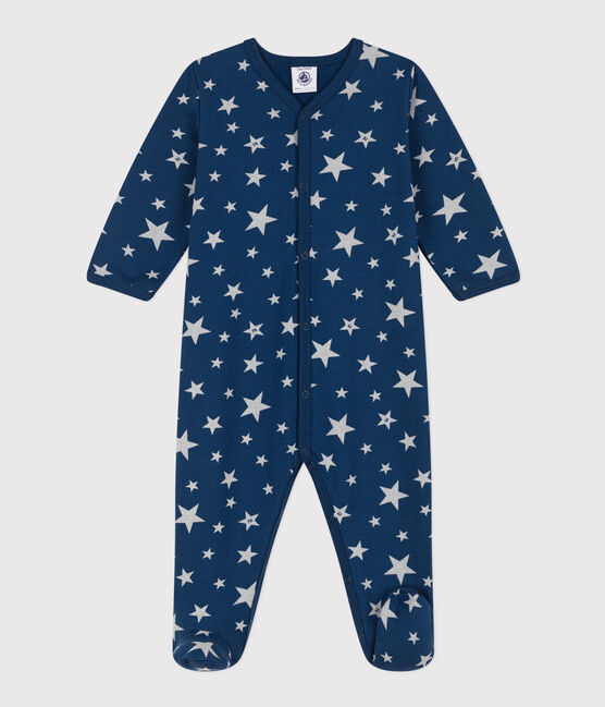 Pigiama bebè con stelle fosforescenti in tessuto felpato INCOGNITO/ MARSHMALLOW