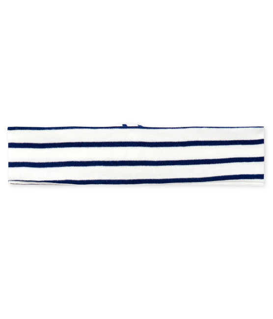 Fascia bebè femmina a righe bianco MARSHMALLOW/blu SMOKING