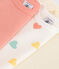 Set da 3 body a maniche corte in cotone con cuore neonato variante 1