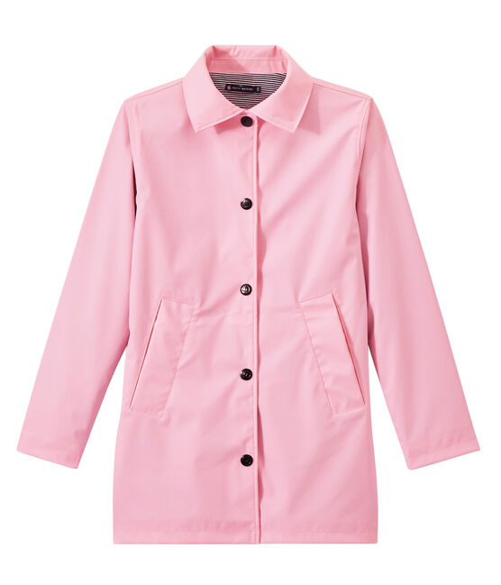 Cerata donna impermeabile stile cappotto rosa BABYLONE