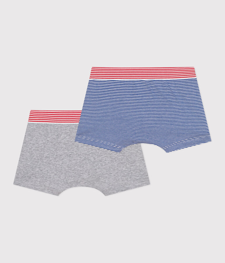 Set di 2 boxer in cotone bambino multicolore