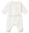 Tutina due in 1 in tubique matelassé bianco MARSHMALLOW