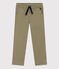 Pantaloni regular in serge di cotone bambino verde MARECAGE