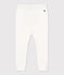 Leggings in cotone bebè bianco MARSHMALLOW