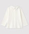 Blusa per bebè in cotone bianco MARSHMALLOW