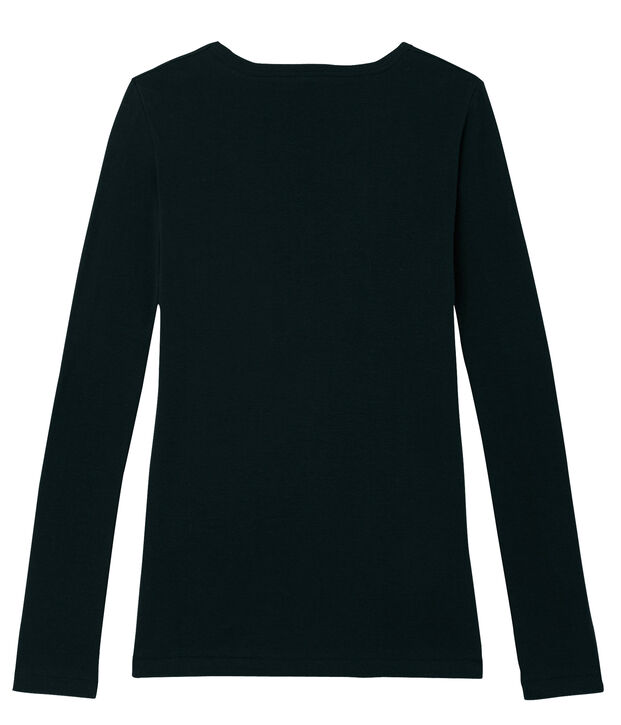 tee-shirtdonna maniche lunghe nero