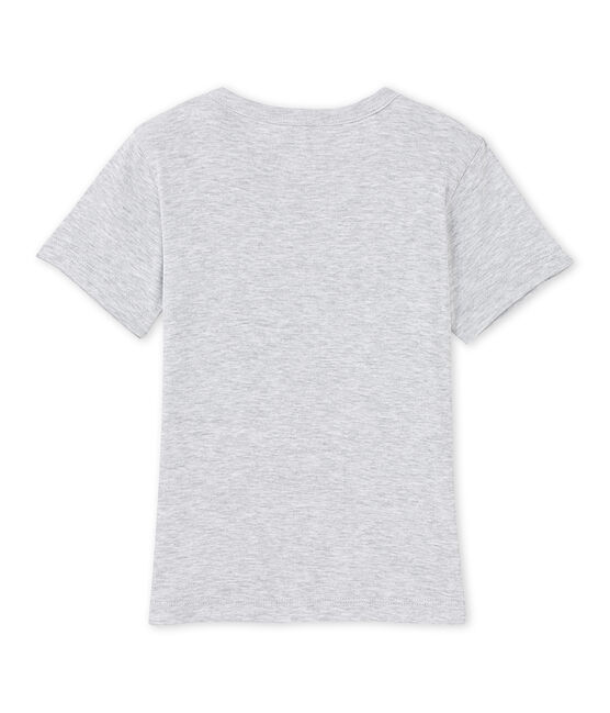 T-shirt bambino con motivo grigio POUSSIERE CHINE