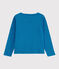 Cardigan in cotone bambina blu MYKONOS