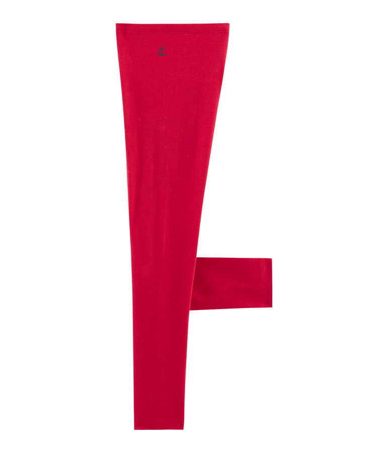 Legging bambina rosso TERKUIT