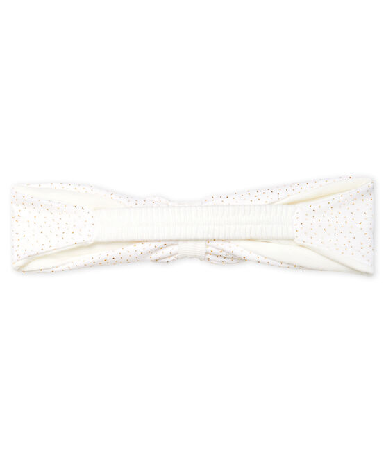 Fascia bebè femmina in tulle bianco MARSHMALLOW/rosa COPPER