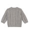 Cardigan in tricot lana e cotone per bebé unisex grigio SUBWAY CHINE