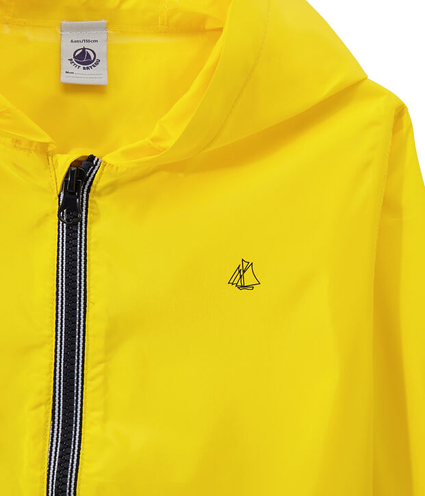 Giacca a vento unisex giallo