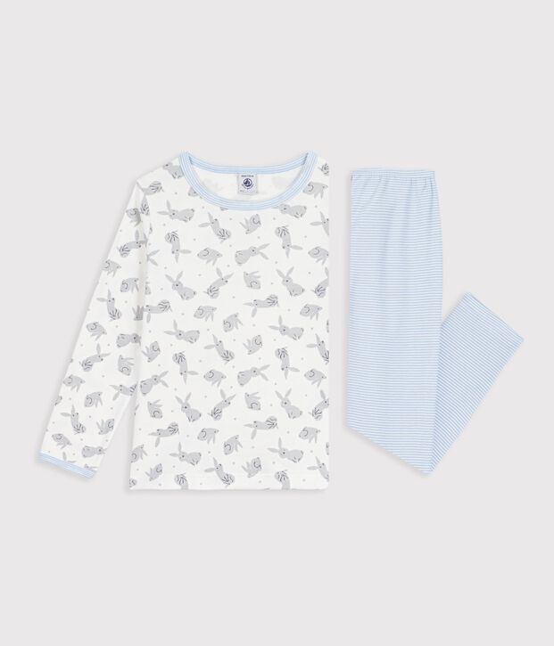 Pyjama  en velours grigio/multicolore