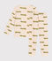 Pigiama fantasia animalier in cotone bambino bianco AVALANCHE/ MULTICO