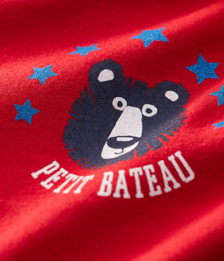 T-shirt beb&egrave; maschio rosso