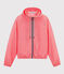 Giacchetta corto unisex rosa GROSEILLER/bianco MARSHMALLOW