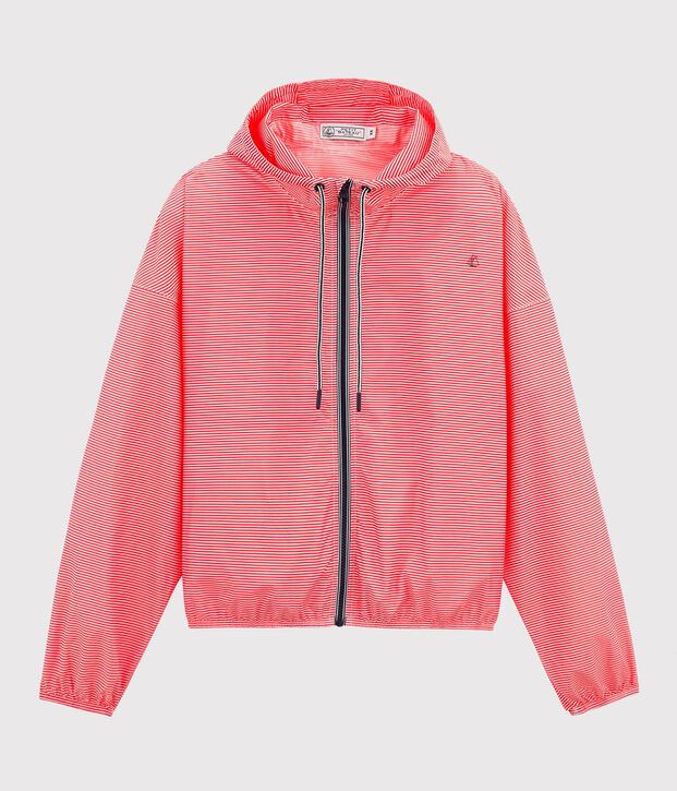 Giacchetta corto unisex rosa/bianco