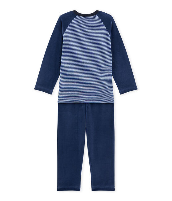 Pigiama per bambino con motivo lupo blu SURF/blu MAJOR/ ECUME