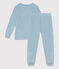 Pigiama bambino unisex in ciniglia blu ENNEIGE