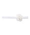Fascia per capelli bambina a fiori bianco MARSHMALLOW