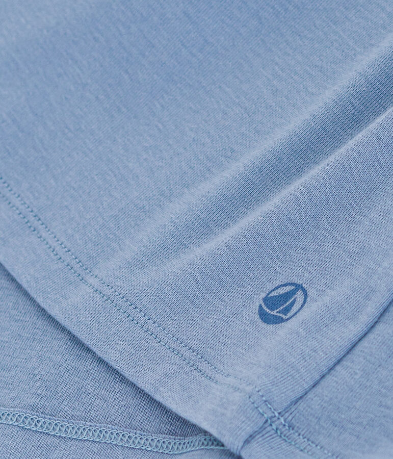 T-shirt L'ICONIQUE girocollo in cotone Donna blu